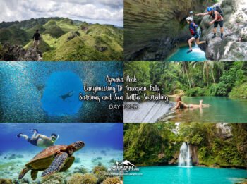 Osmeña Peak + Kawasan Canyoneering + Sardines and Sea Turtles Snorkeling Day Tour